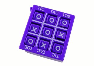 Tic-tac-toe spēle 4,5 cm, violeta krāsā цена и информация | Настольная игра | 220.lv