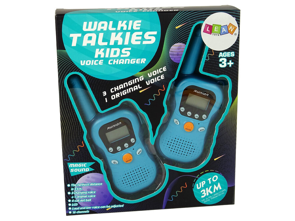 Rācija Walkie Talkies Kids Radio, zila цена и информация | Rācijas | 220.lv