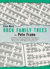 Even More Rock Family Trees cena un informācija | Mākslas grāmatas | 220.lv