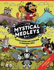 Mystical Medleys: A Vintage Cartoon Tarot Poster Book cena un informācija | Pašpalīdzības grāmatas | 220.lv