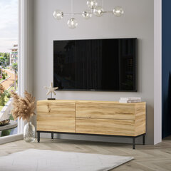 TV statīvs, Asir, 120x47x36 cm, melns cena un informācija | TV galdiņi | 220.lv