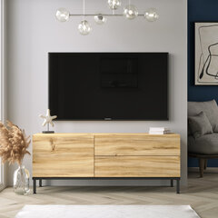TV statīvs, Asir, 120x47x36 cm, melns cena un informācija | TV galdiņi | 220.lv