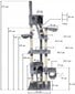 Liela kaķu nagu asināmais Funfit Home and Office, pelēks, 220 cm cena un informācija | Kaķu mājas, nagu asināmie | 220.lv