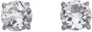 Sudraba auskari Hot Diamonds Anais White Topaz AE004 sHD0964 cena un informācija | Auskari | 220.lv