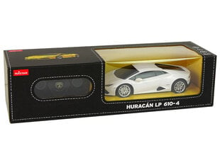 Tālvadības pults vadāmā automašīna Lamborghini, balta cena un informācija | Rotaļlietas zēniem | 220.lv