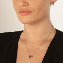 Divkrāsu auskari sievietēm Hot Diamonds Love DE532 sHD0936 cena un informācija | Auskari | 220.lv