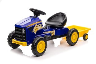 Skrejmašīna - Traktors ar piekabi, zils cena un informācija | Rotaļlietas zīdaiņiem | 220.lv