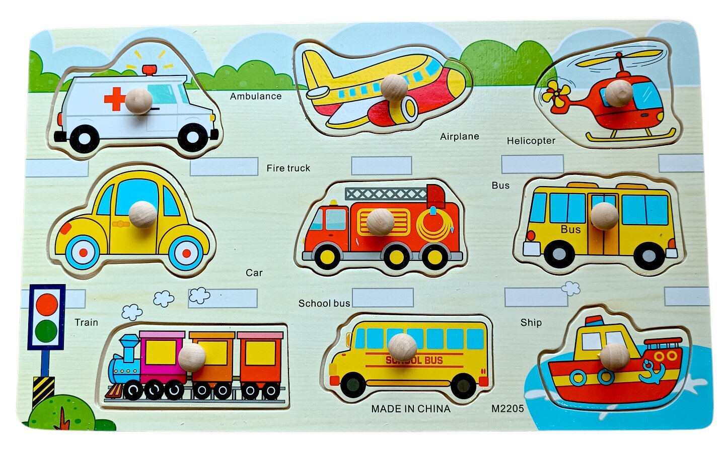 Koka formas puzle - Transports cena un informācija | Attīstošās rotaļlietas | 220.lv
