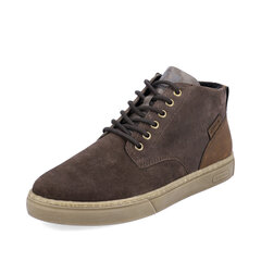 Ботинки мужские Rieker Rev U076245, коричневые цена и информация | Мужские ботинки | 220.lv