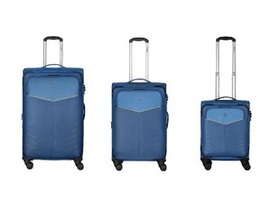 Koferu komplekts Wenger Syght, S-M-L, 3 gab., zils cena un informācija | Koferi, ceļojumu somas | 220.lv