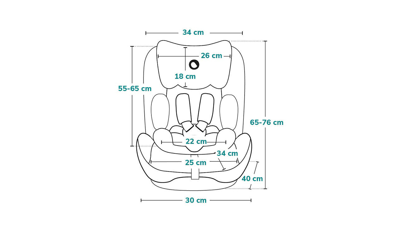 Autokrēsliņš Lionelo Lars i-Size, 15 - 36 kg, Pink Baby cena un informācija | Autokrēsliņi | 220.lv