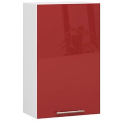 Кухонный шкаф Akord Oliwia W50, белый/красный цвет цена и информация | Кухонные шкафчики | 220.lv