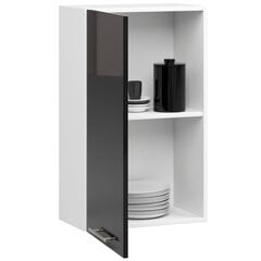Кухонный шкаф Akord Oliwia W50, белый/черный цвет цена и информация | Кухонные шкафчики | 220.lv