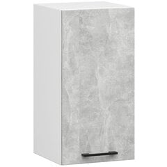 Кухонный шкаф Akord Oliwia W40, белый/серый цвет цена и информация | Кухонные шкафчики | 220.lv