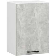 Кухонный шкаф Akord Oliwia W50, белый/серый цвет цена и информация | Кухонные шкафчики | 220.lv