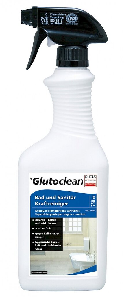 Santehnikas tīrīšanas līdzeklis Glutoclean 750ml цена и информация | Tīrīšanas līdzekļi | 220.lv