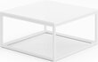 Kafijas galdiņš ADRK Furniture Belten 65x65cm, balts cena un informācija | Žurnālgaldiņi | 220.lv