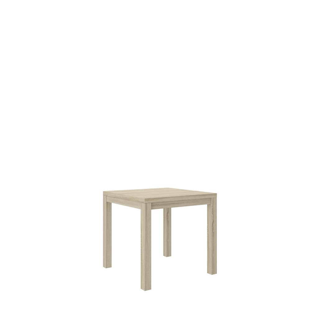 Kafijas galdiņš ADRK Furniture Olaf 1, 80x80cm, gaiši brūns cena un informācija | Žurnālgaldiņi | 220.lv