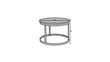 Kafijas galdiņš ADRK Furniture Rinen, 55x55cm, gaiši brūns/balts cena un informācija | Žurnālgaldiņi | 220.lv