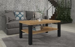 Журнальный столик ADRK Furniture Sven, 115x65см, коричневый/черный цвет цена и информация | Журнальные столики | 220.lv