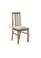 Krēsls K75, brūns/smilškrāsas cena un informācija | Virtuves un ēdamistabas krēsli | 220.lv