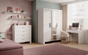 Kumode ADRK Furniture 4SZ Cesiro, balta cena un informācija | Kumodes | 220.lv