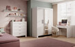 Kumode ADRK Furniture 4SZ Cesiro, balta цена и информация | Kumodes | 220.lv