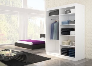 Шкаф ADRK Furniture со светодиодной подсветкой Permo 150, коричневый цвет цена и информация | Шкафы | 220.lv