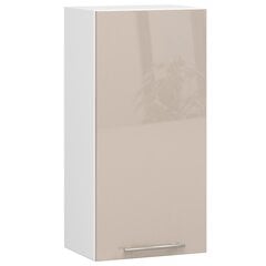 Кухонный шкаф Akord Oliwia W40, белый/коричневый цвет цена и информация | Кухонные шкафчики | 220.lv