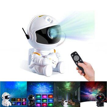 3D LED проектор световых эффектов Астронавт цена и информация | Праздничные декорации | 220.lv