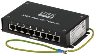 Pārsprieguma slāpētājs Ethernet Axon-Multinet, 8 ligzdas, 1 gab. цена и информация | Удлинители | 220.lv