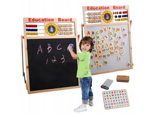 Izglītojoša divpusējā tāfele Kontext, 32,5 x 42 cm цена и информация | Развивающие игрушки | 220.lv