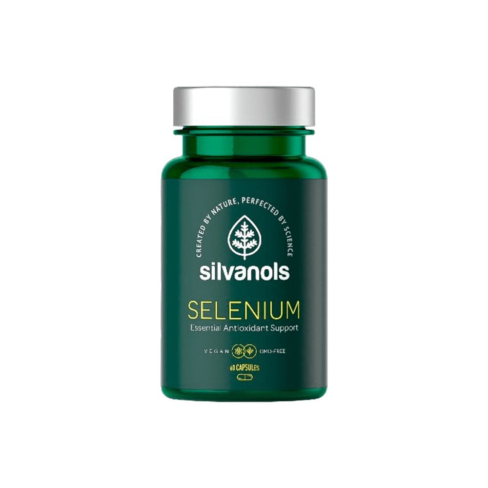 Uztura bagātinātājs Silvanols Selenium, 60 kapsulas cena un informācija | Vitamīni, preparāti, uztura bagātinātāji labsajūtai | 220.lv