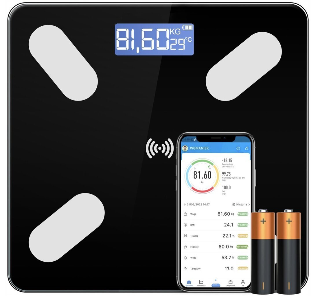 Digitālie ķermeņa svari SmartSense цена и информация | Ķermeņa svari, bagāžas svari | 220.lv
