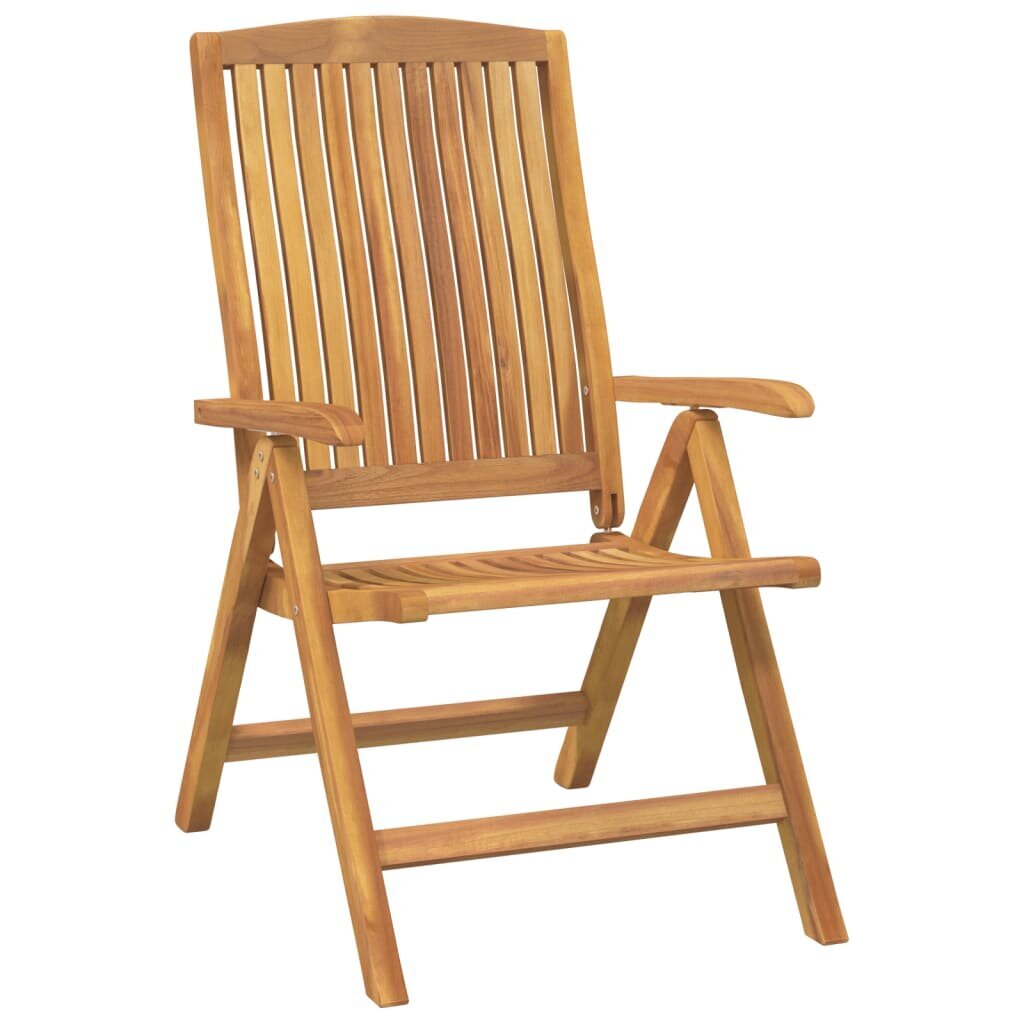 2 gab. dārza krēsli ar spilveniem vidaXL, brūns/bēšs цена и информация | Dārza krēsli | 220.lv