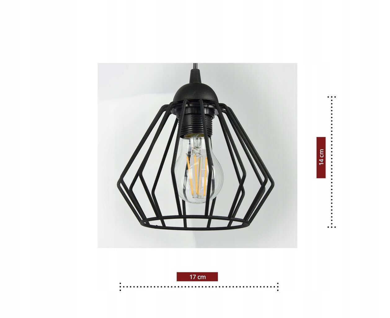 Luxolar sienas lampa, melna, E27, 60 W cena un informācija | Sienas lampas | 220.lv