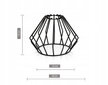Piekaramā lampa Luxolar Brylant, E27 цена и информация | Griestu lampas | 220.lv