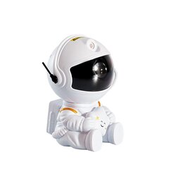 Проектор Астронавт со звездой 360° Белый цена и информация | Праздничные декорации | 220.lv