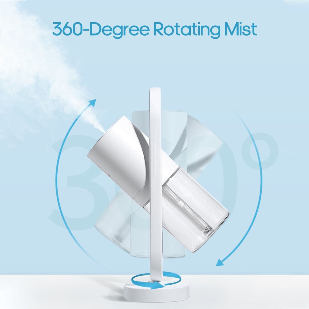 Rotējošais aromātiskais difuzors par 360° цена и информация | Gaisa mitrinātāji | 220.lv