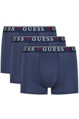 Мужские трусы Guess 3 пары, U97G01K6YW1-D780 цена и информация | Мужские трусы Nek, черные | 220.lv