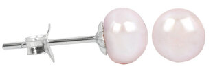 Auskari ar īstu rozā pērli JwL Luxury Pearls JL0289 sJL0289 cena un informācija | Auskari | 220.lv