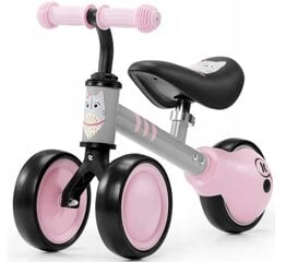 Трехколесный велосипед Kinderkraft, розовый/серый 12+ цена и информация | Балансировочные велосипеды | 220.lv