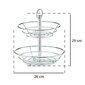 PATERA augļiem, 2 līmeņi, Zeller цена и информация | Trauki, šķīvji, pusdienu servīzes | 220.lv