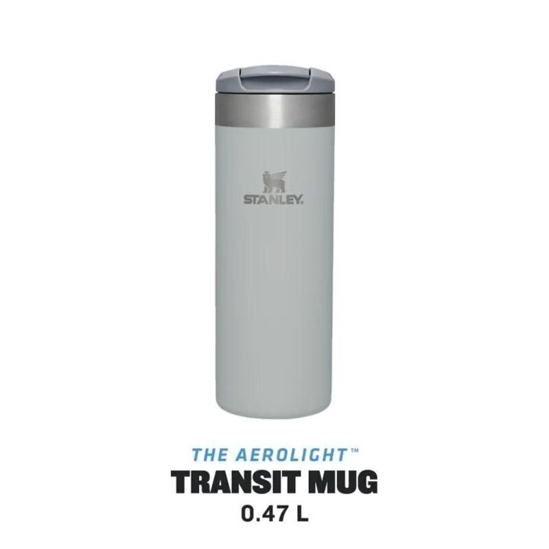 Termokrūze The AeroLight Transit Mug 0.47 L gaiši pelēka cena un informācija | Termosi, termokrūzes | 220.lv