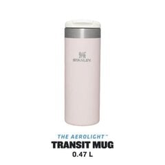 Termokrūze The AeroLight Transit Mug 0.47 L gaiši rozā cena un informācija | Termosi, termokrūzes | 220.lv