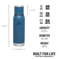 Thermos The Adventure To-Go Bottle 0,75 л синий цена и информация | Термосы, термокружки | 220.lv