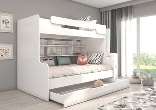 Детская кровать ADRK Furniture Harell, белый цвет цена и информация | Детские кровати | 220.lv