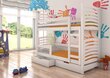 Bērnu gulta ADRK Furniture Osuna, balta cena un informācija | Bērnu gultas | 220.lv