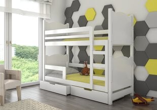 Bērnu gulta ADRK Furniture Maraba, balta цена и информация | Детские кровати | 220.lv