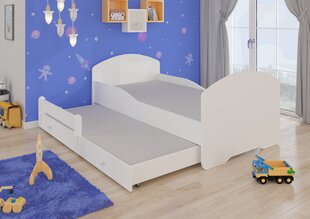 Bērnu gulta ADRK Furniture Pepe II, balta цена и информация | Детские кровати | 220.lv